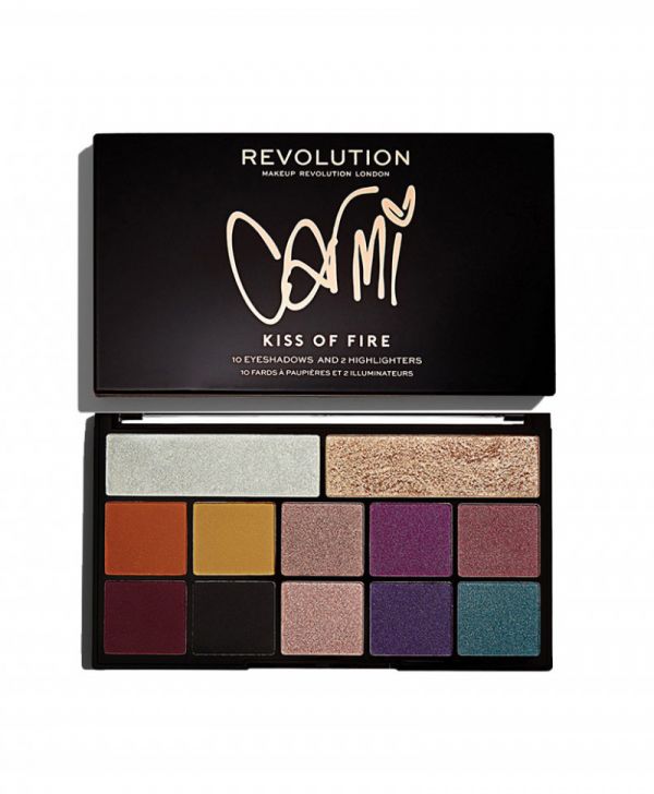 MakeUp Revolution Carmi Kiss Of Fire Eyeshadow Palette